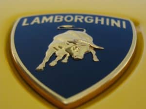 Il simbolo della Lamborghini che raffigura un Toro