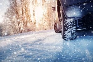 pneumatici invernali sulla neve