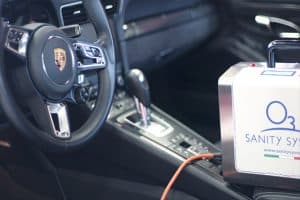 sanificare l'auto con ozono