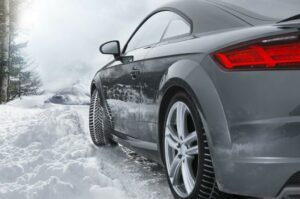 Audi rs6 sulla neve