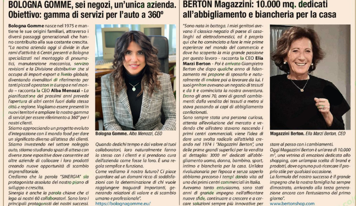 Intervista Alba Menozzi su il sole 24 ore