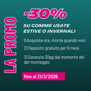 Promo Gomme Usate 2026 Marzo
