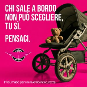Passeggino magenta pensaci